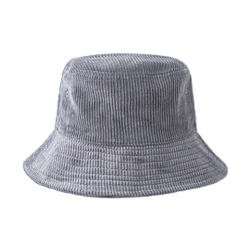 

Unisex Winter Warm Corduroy Velvet Bucket Hat Ribbed Solid Color Fisherman Cap F19 21 Dropshipping