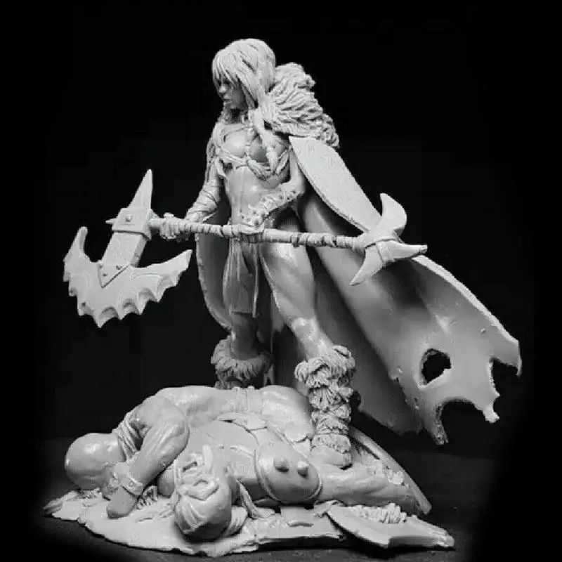 1/24 75mm Resin Figure Model Kit Sexy Girl Barbarian Unassambl Unpainted | Building Kits
