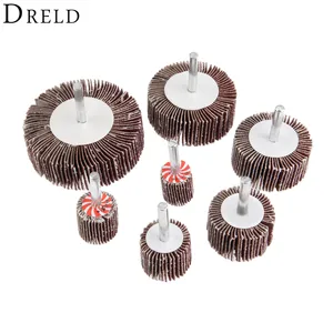 Шлифовальная шлифование наждачной бумагой DRELD, зернистость 80 #, оправка стержня 6 мм