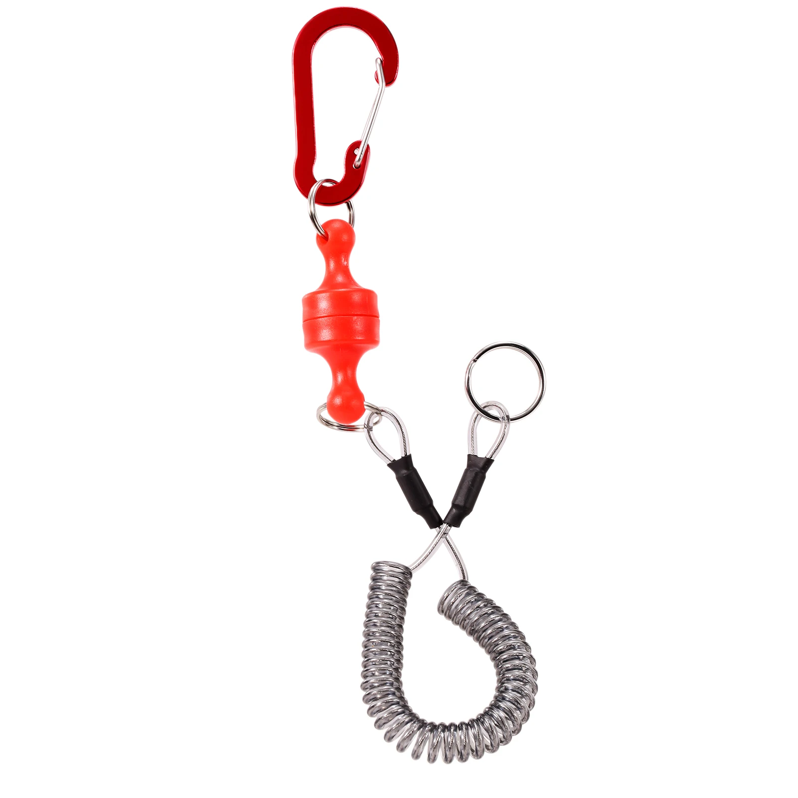 

2021 Новый подвесной зажим магнитный держатель с катушкой карабин зажим магнитная сетка релиз для Fly Рыболовная Сеть держатель