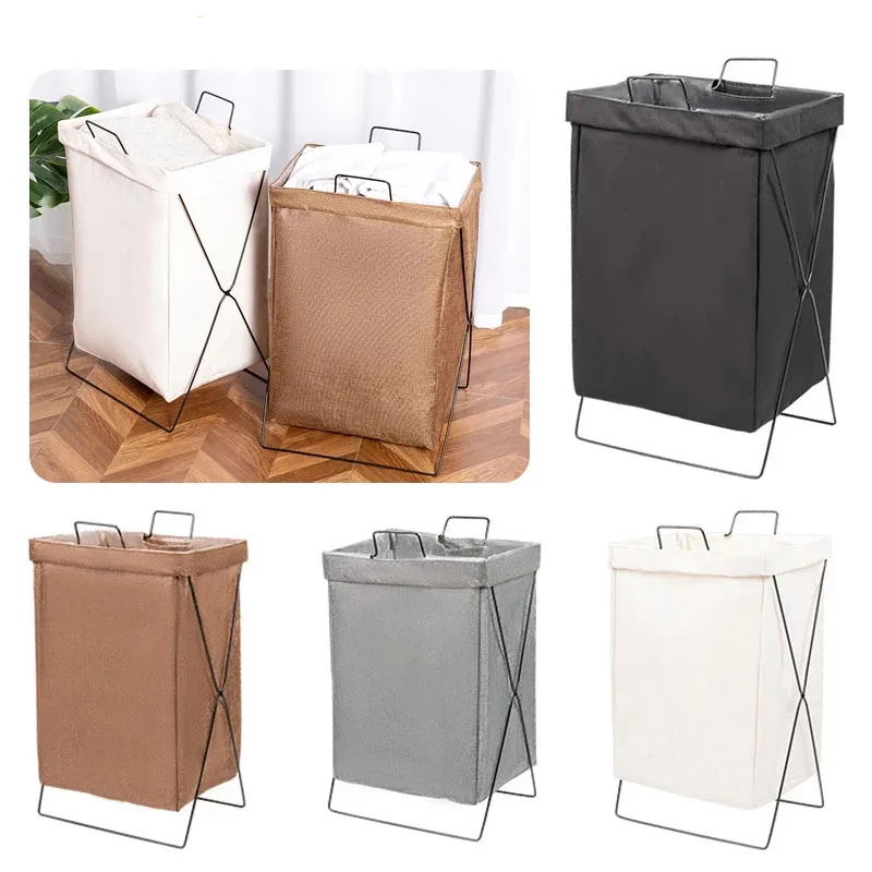 

4 color Dirty Clothes Storage Basket Organizer Basket Collapsible Laundry Hamper Waterproof Home Laundry Basket Organizer Bags