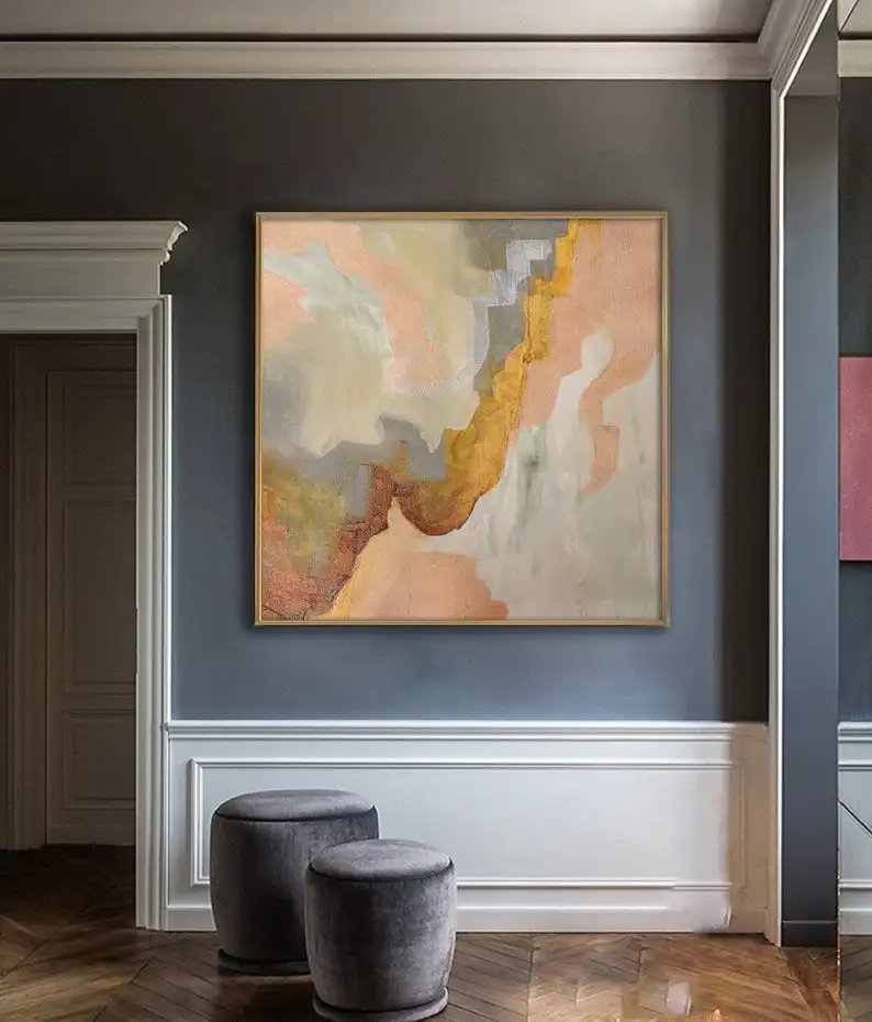 

Большая живопись Xl и коричневая абстрактная живопись, абстрактная живопись, очень большая живопись, большая Абстрактная живопись большого ...