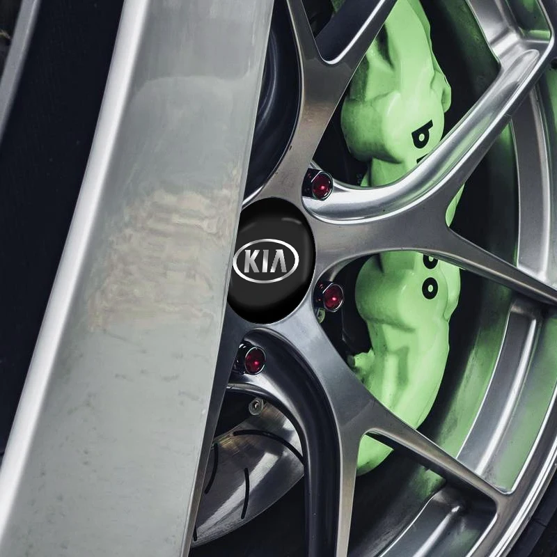 4 шт. металлические наклейки на ступицу колеса для Kia Rio 3 K2 Ceed Cerato K3 Sportage Picanto K5 Optima
