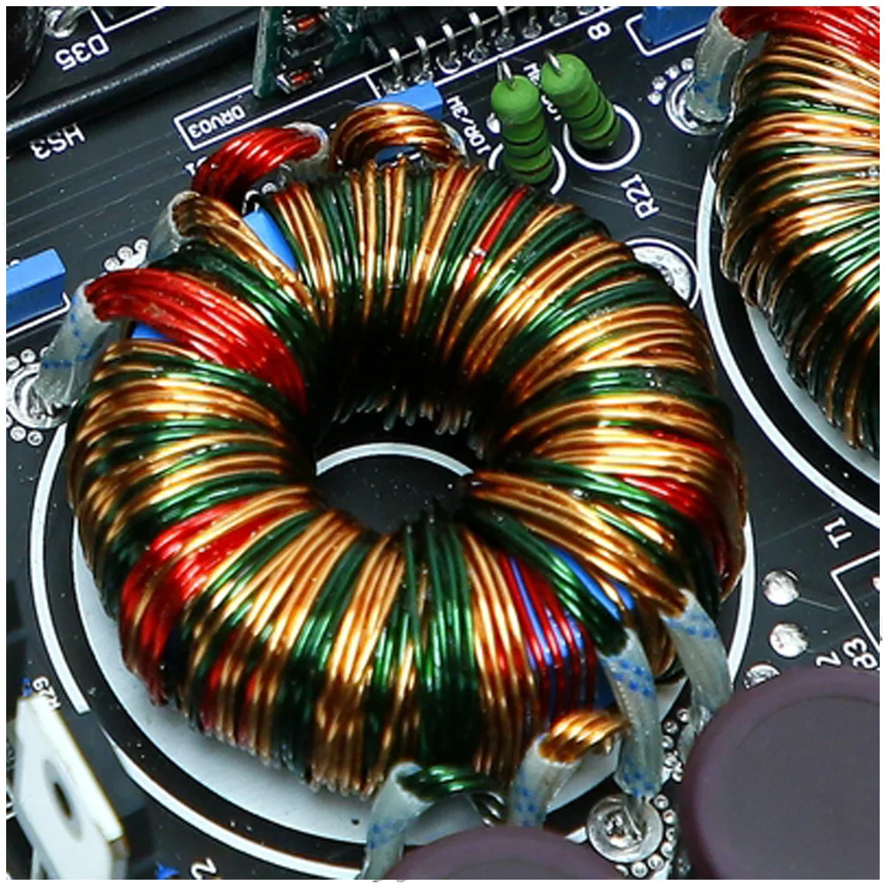 Автомобильная двойная 500 Вт 3300UF/50V * 8 Плата усилителя HiFi