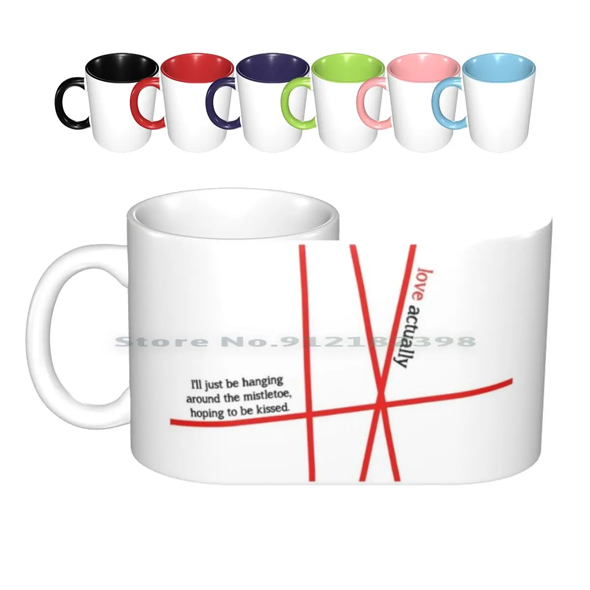 

Minimalist-Love Actually #3 Ceramic Mugs Coffee Cups Milk Tea Mug Love Love Actually Movie Movie Quote Quote Movie Quotes
