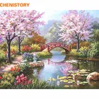 Картина по номерам CHENISTORY Fairyland, романтическая картина сделай сам, холст, домашний декор, Настенная картина ручной работы, свадебное украшение