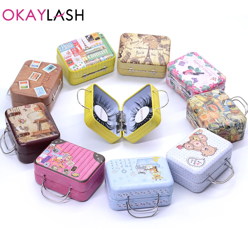Упаковка для накладных ресниц OKAYLASH 1 пара небольшие коробки хранения с вашим