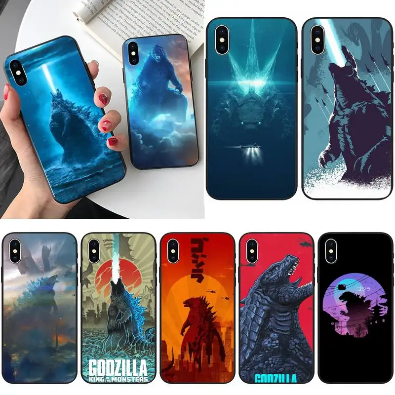 

Big Cool-Godzillas Phone Case For iPhone 13 Pro Max 12 Mini 11 SE 2020 6 6S 7 8 Plus XS X XR Soft Cases Silicone Cover