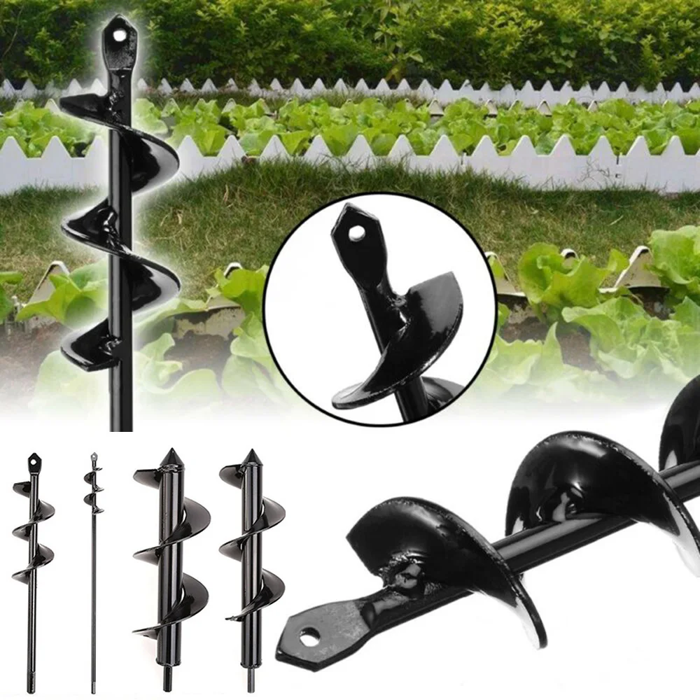 

Auger Spiral Drill Bits Digger Garden Yard Planter Planting Bedding Tools