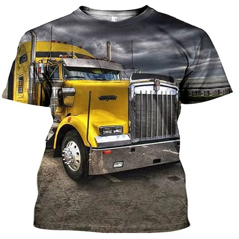 

New fishing pattern 3D printing T-shirt men's fashion O-neck short-sleeved T-shirt Interesting casual wear top, can be customize