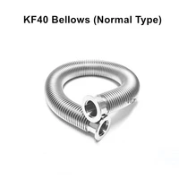 kf40 normal type 100 1000mm high vacuum stainless steel 304 bellows hose tube vacuum flanges fitting pipe clamp bellow connector