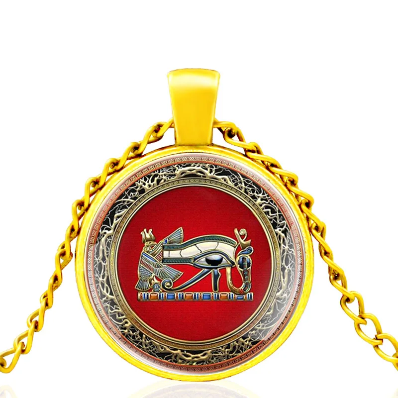 Винтажная подвеска в стиле ретро с золотым стеклянным куполом и подвеской