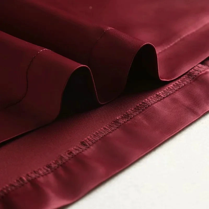 Увядшая Офисная Женская юбка в английском стиле Элегантная Шелковая Юбка-миди