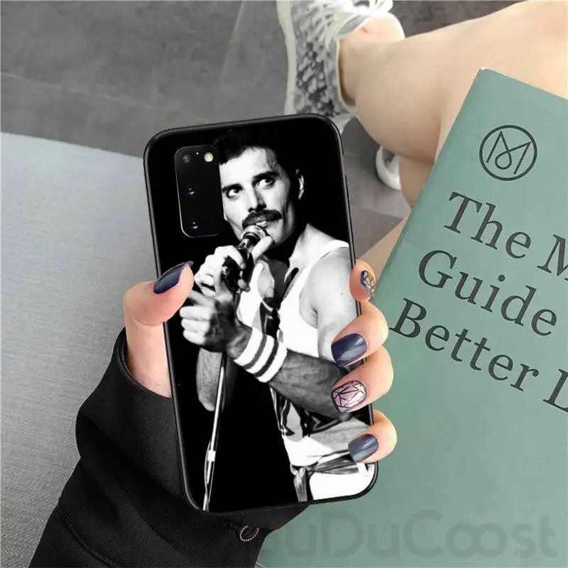 

Queen band Freddie Phone Case For Samsung Galaxy S9 S10 S10E S6 S7 S8 S9 S10lite S20 Plus S5 S10-5G S20 S20 UITRA S7 S6 edge