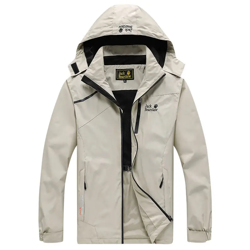 

outdoor jacket men's fishing plus size single-layer mountaineering suit four seasons waterproof windbreaker women's thin coat