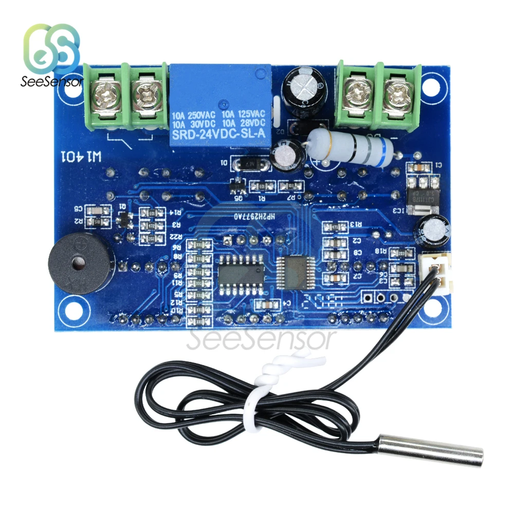 W1401 DC 12V 24V Интеллектуальный цифровой термостат регулятор температуры термометр