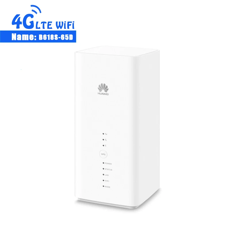 Разблокированный модем Huawei B618 B618S-65D Cat11 600 Мбит/с 4G LTE с поддержкой FDD B1/3/5/7/8/28 |