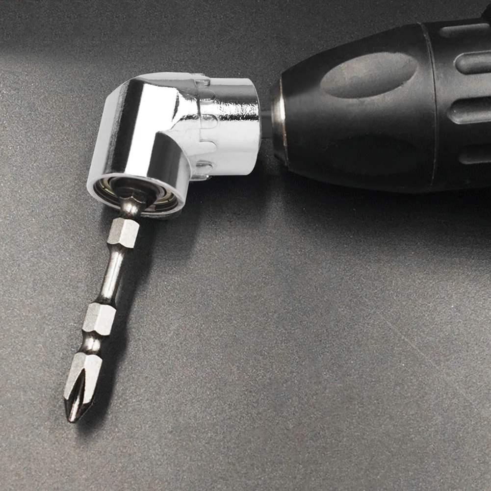 Магнитный угловой адаптер для отвертки 1/4 дюйма регулируемый угол поворота 105