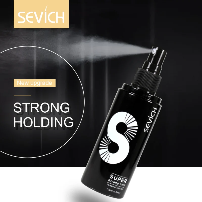 Sevich 100ml Fashion Hair Styling Spray Daily Use Unisex Strong Fixing Hair Building Fiber Quick Disposable Hair Hold Spray