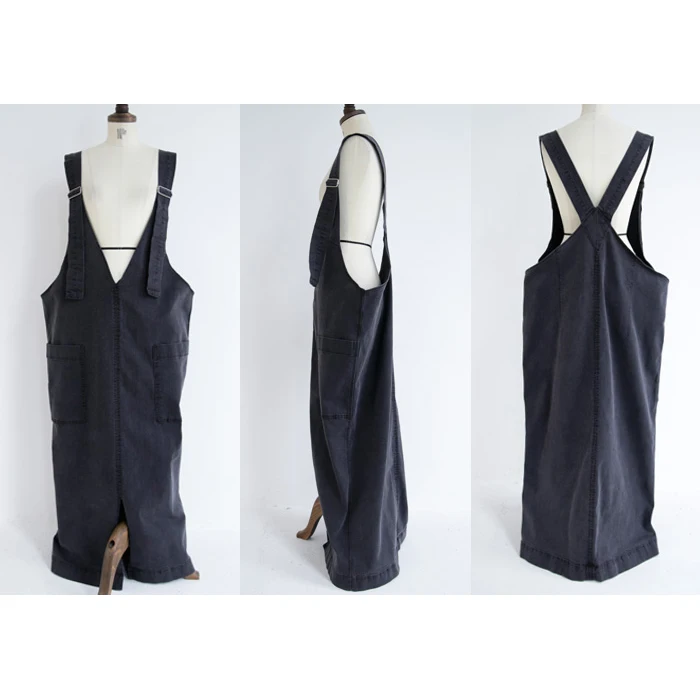 2020 модные корейские джинсовые цельные платья на бретельках женские джинсы