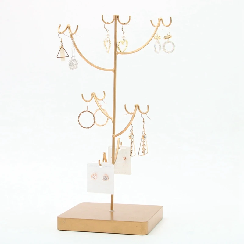 

Jewelry Stand Organizer, Metal Jewelry Display Holder for Necklace, Earring and Accessories
