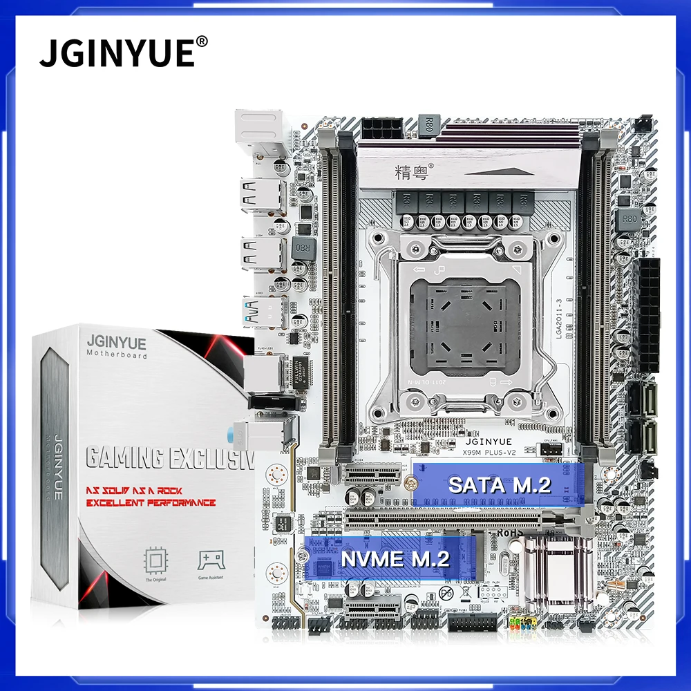 Десктопная материнская плата X99 LGA 2011 3 с поддержкой двух разъемов DDR3 или DDr4 ОЗУ Xeon