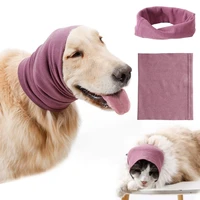 dog snoods dog ears cover hood earmuffs for anxiety relief grooming bathing ear neck snood