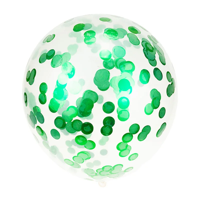 10pc Confetti green Неоновые стикеры надпись с днем рождения Фольга праздничные украшения из шаров для детей Алфавит воздушные шарики, День подарков будущей матери расходные материалы - Цвет: 10pc Confetti green