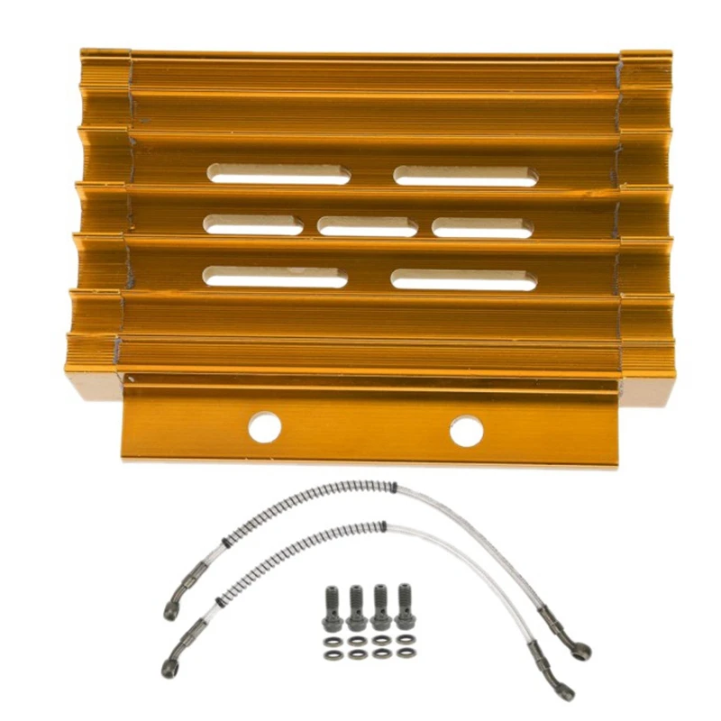 

Motorcycle Oil Cooler Oil Radiator Kit Aluminum Alloy For 50CC 70CC 110CC 150CC 250CC Motorcycle ATV PIT BIKES
