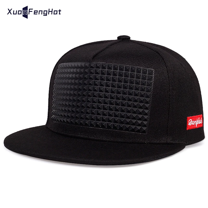

Men's fashion trend party hip hop hat rapper rap flat brim hat american youth sports cap snapback cap