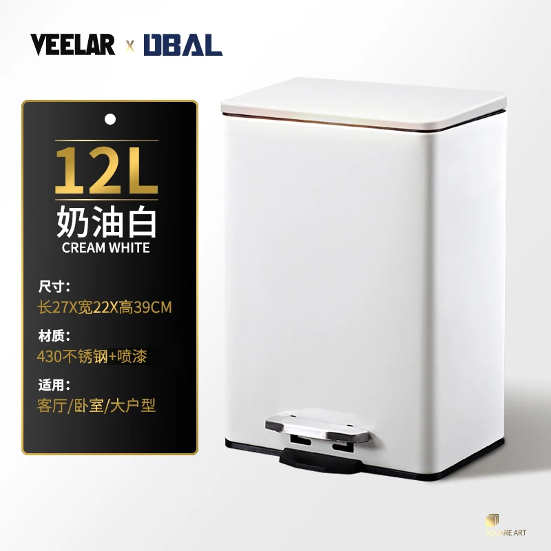 

Bedroom Trash Can Nordic Stainless Steel Kitchen Trash Bin Home Office Storage Poubelle De Cuisine Office Accessories BC50TB
