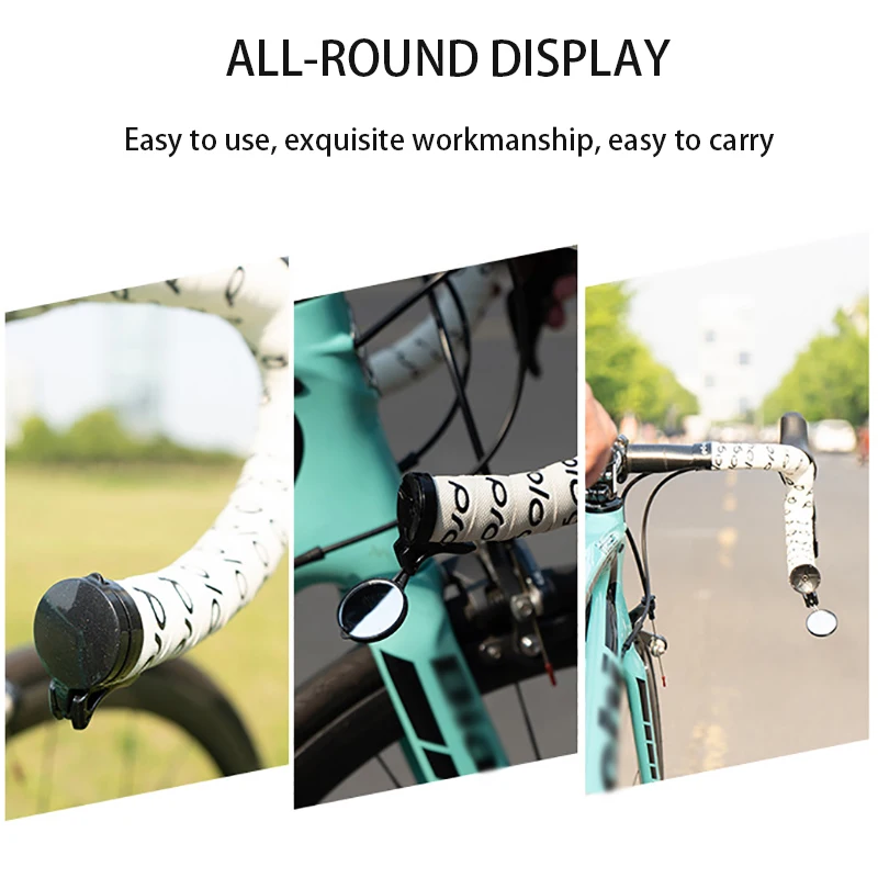 

Rearview Mirror MTB Road Bike Handlebar 360 Degree Rotate Replacement Parts Bicycle DIY Accessories Lightweight Rear View Mirror