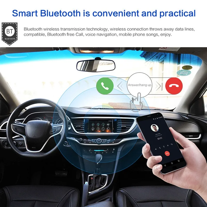 Автомобильный мультимедийный плеер 2 Din FM радио Bluetooth беспроводная стереосистема