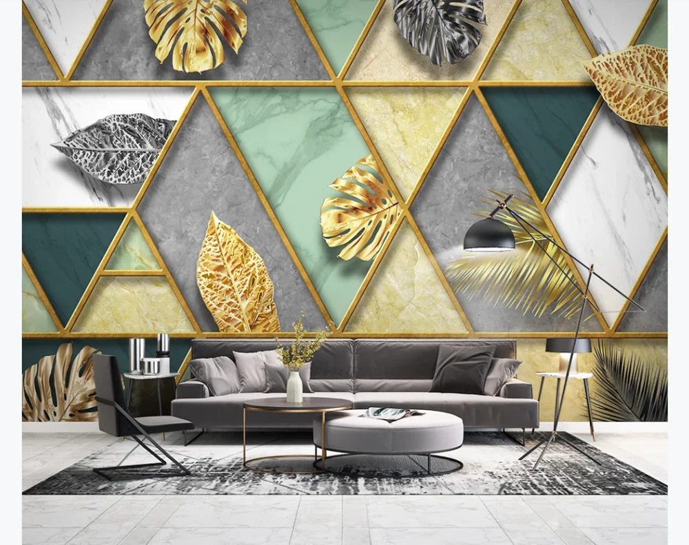 Пользовательский 3D современный простой скандинавский планер джаз белый камень