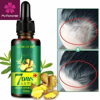 30ml 7 days ginger essence hairdressing essential oil 3pcs hair care oil essential oil dry damaged hairs nutrition