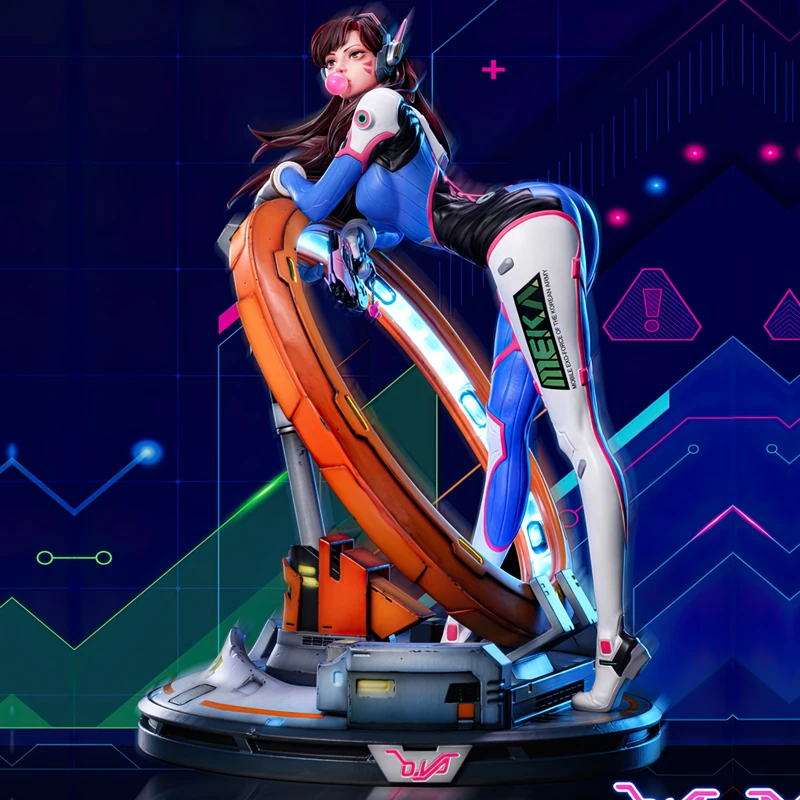 

[Ts] Игрушечная модель Ow Game Girl Dva ограниченная ручная работа статуя Gk
