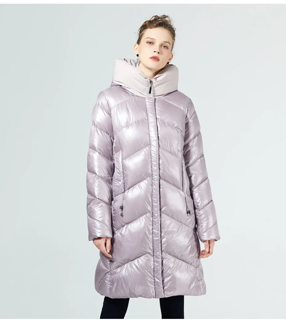 GASMAN модные толстые женские пуховики зимние с капюшоном женская куртка новое женское пальто на зиму парки большой размер