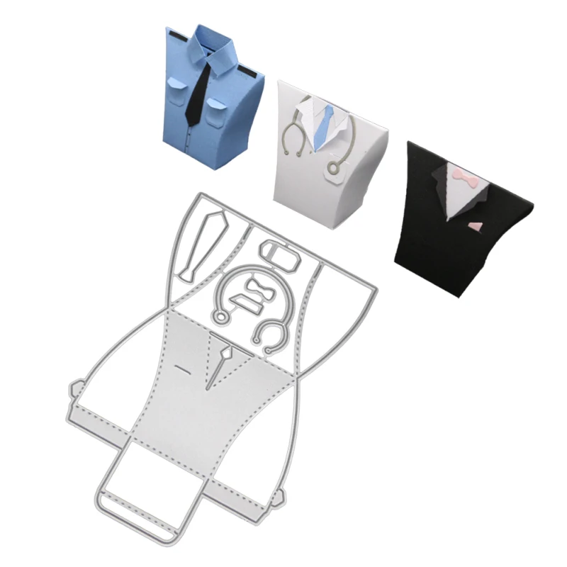 Мужские Вырубные штампы для костюма галстука искусственная Подарочная коробка