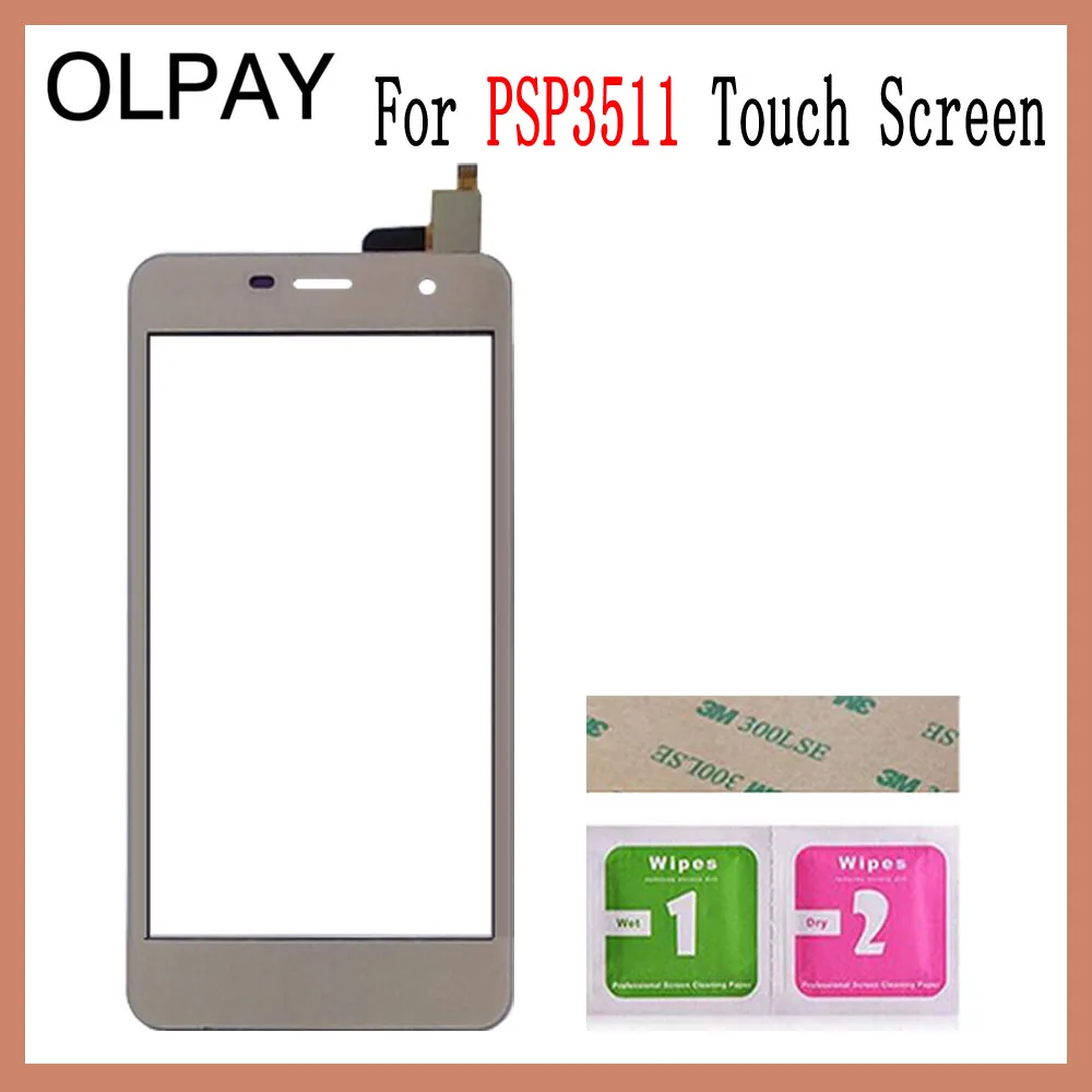 Gold No Tools OLPAY 5,0 ''для Prestigio Muze G3 Lte psp 3511 Duo psp 3511 сенсорный экран стекло дигитайзер панель объектив сенсор стекло Бесплатные инструменты - Цвет: Gold No Tools