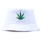 Панама с Кленовым листом, хлопковая Панама с вышивкой, модная летняя Рыболовная Шапка, Повседневная Уличная Кепка для бассейна, 3 цвета