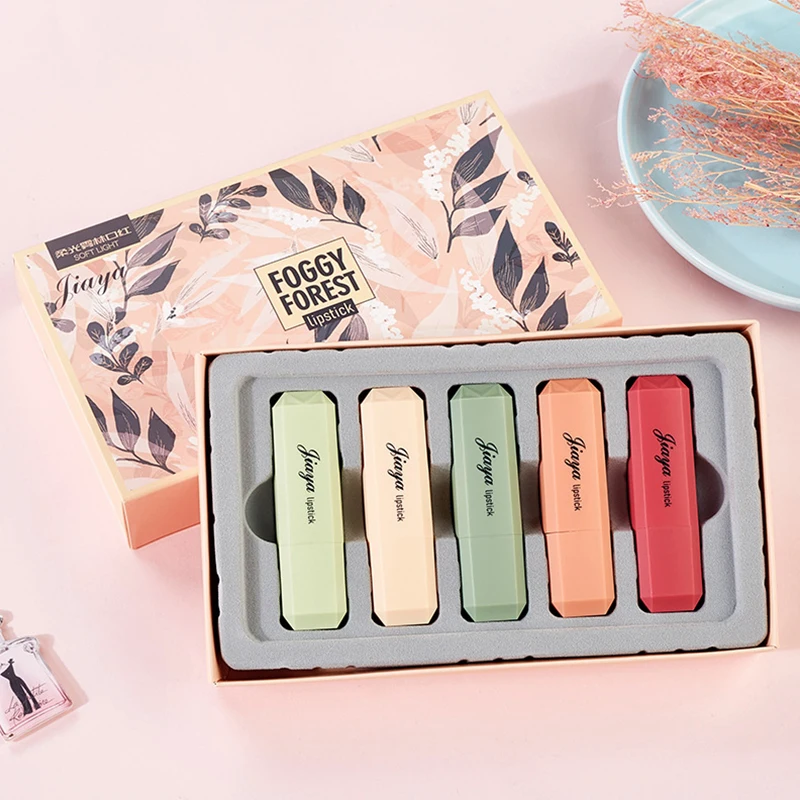 

New Matte Sexy Soft Lipstick Set Moisturizing Long Lasting Waterproof Lipstick Beauty Makeup