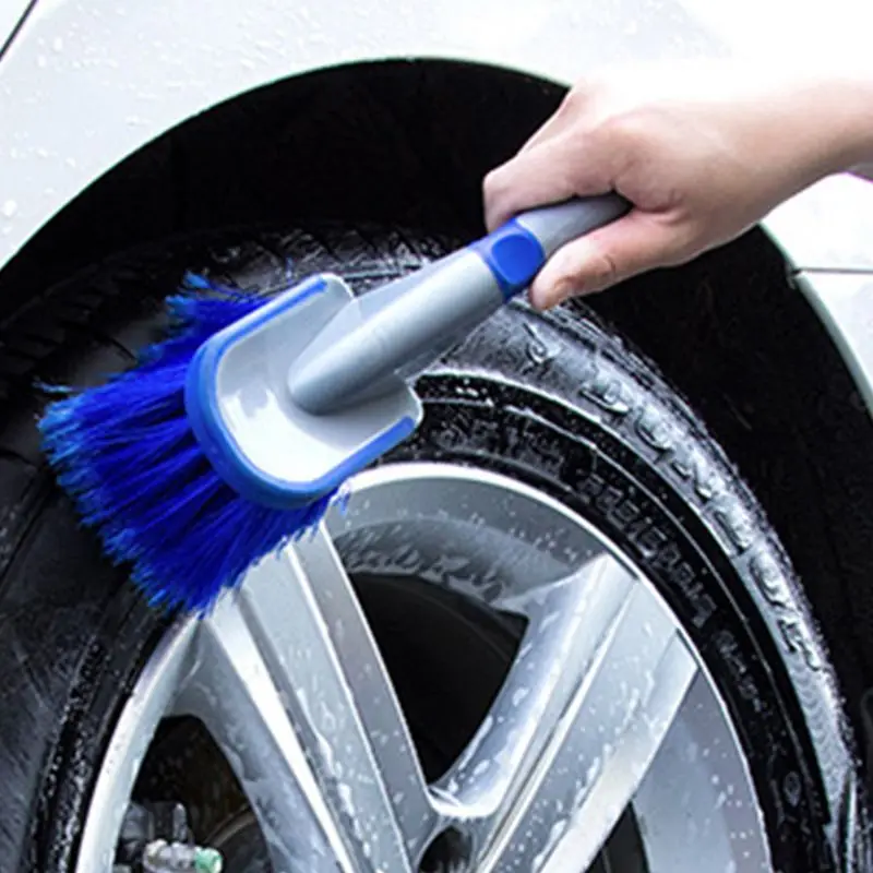 

Car Wash wheel Hub Brush Long Handle Car Tire Cleaning Brush 57BA