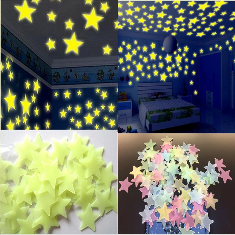 Креативная светящаяся Наклейка на стену с эффектом лунного затмения для