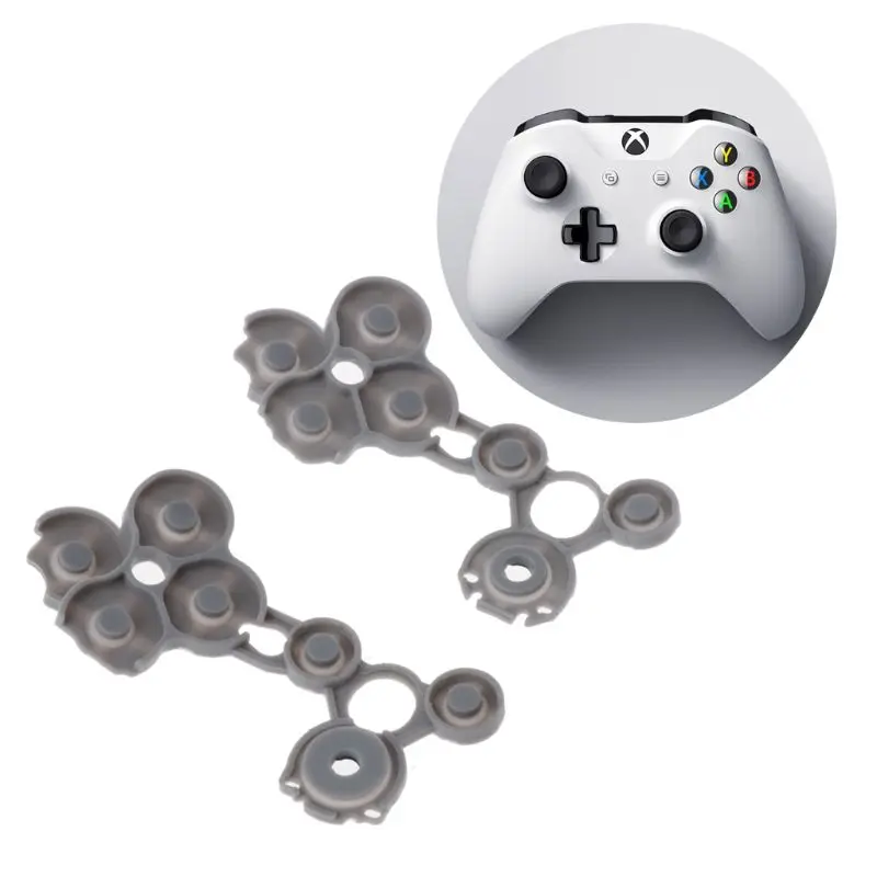Силиконовая Стандартная Резиновая кнопка для геймпада Xbox One Slim S|Запасные части| |