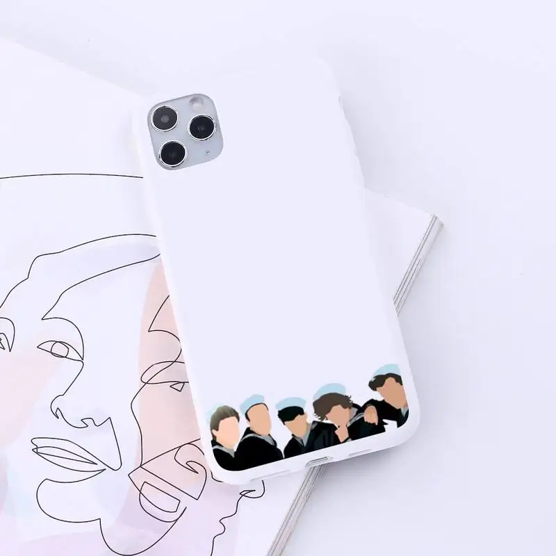 

One Direction Louis Tomlinson Pop group Phone Case Candy Color for iPhone 6 7 8 11 12 s mini pro X XS XR MAX Plus
