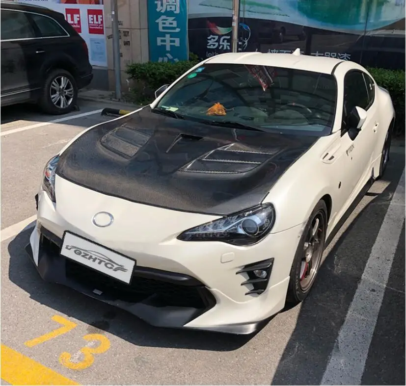 

Крышка для переднего бампера автомобиля, GT86, BRZ, из углеродного волокна, для Toyota GT86, для Subaru BRZ 2013, 2014, 2015, 2016, 2017, 2018, 2019