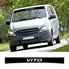 Виниловые наклейки на переднюю и заднюю панель автомобиля для Mercedes Benz Vito V Class Viano W638 W639 W447 V260 аксессуары для тюнинга поло
