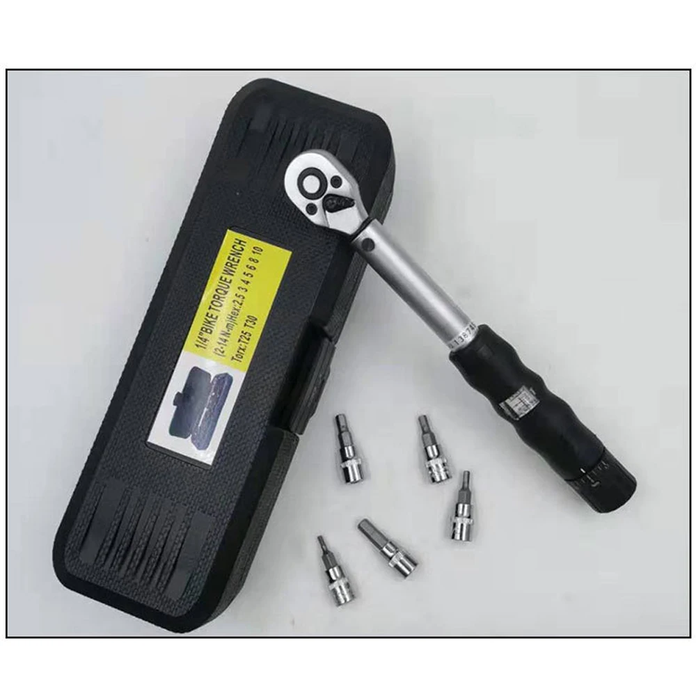 

Preset Torque Wrench Special Window Type Torque Wrench kg Wrench Adjustable Torque Wrench Set for 1/4 Bicycle