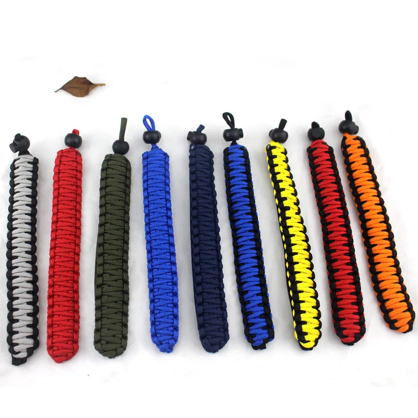 Ремешок на запястье для цифровой камеры Паракорд с плетеным ремешком Nikon Canon Sony