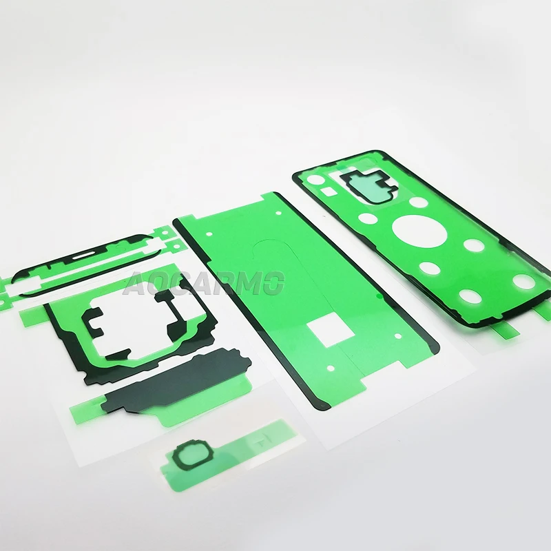

10Sets/Lot For Samsung Galaxy S9 SM-G9600 LCD Display Screen+Back Battery Cover+Camera Lens Waterproof Adhesive Sticker Tape